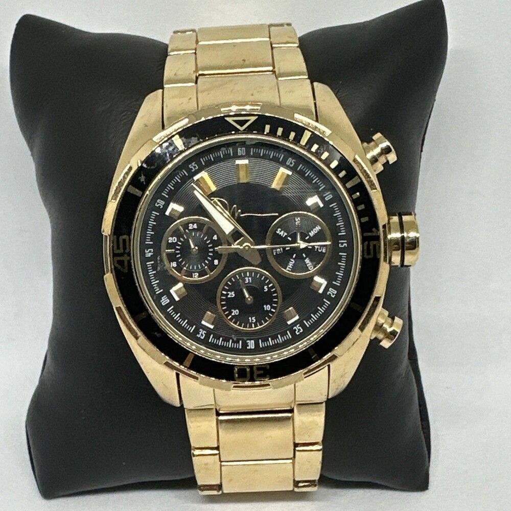 Marc Anthony FMDMA137 Men's Gold Stainless Steel Analog Dial Quartz Watch HME644